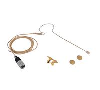 Rannsgeer Mini Headset Microphone Replacement Earhook Headset Mic for Audio Technica Wireless System (Tan)