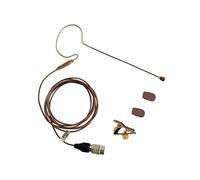 Rannsgeer Mini Headset Microphone Replacement Earhook Headset Mic for Audio Technica Wireless System (Cocoa)