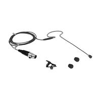 Rannsgeer Mini Headset Microphone Replacement Earhook Headset Mic for Shure Wireless System (Black)