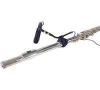 Rannsgeer PMMB19-TA3-FLT Flute, Clarinet Musical Instrument Microphone with Flute/Clarinet Clamp