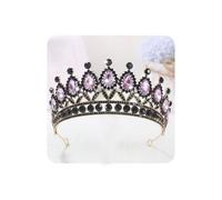 Rannyrena Baroque Vintage Crystal Wedding Tiaras and Crowns for Women Elegant Royal Queen Crown Sparkling Rhinestone Bridal Princess Hair Accessories for Birthday Prom Pageant Party, normal, alloy