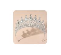Rannyrena Baroque Vintage Crystal Wedding Tiaras and Crowns for Women Elegant Royal Queen Crown Sparkling Rhinestone Bridal Princess Hair Accessories for Birthday Prom Pageant Party, normal, alloy