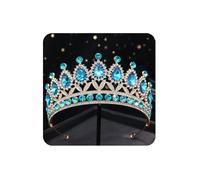 Rannyrena Baroque Vintage Crystal Wedding Tiaras and Crowns for Women Elegant Royal Queen Crown Sparkling Rhinestone Bridal Princess Hair Accessories for Birthday Prom Pageant Party, normal, alloy