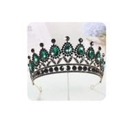 Rannyrena Baroque Vintage Crystal Wedding Tiaras and Crowns for Women Elegant Royal Queen Crown Sparkling Rhinestone Bridal Princess Hair Accessories for Birthday Prom Pageant Party, normal, alloy