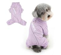 Ranphy Cool-Touch Four-legged Jumpsuit for Small Dogs, Purple, S