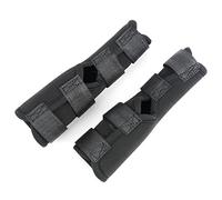 Ranphy Dog Hind Leg Brace Canine Rear Hock Joint Wrap Compression Sleeves for Wound Healing Injuiry Preventing Arthritis Recovering Ankle Protector Pair Black Size L