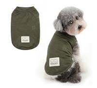 Ranphy Mesh Cooling Dog Shirt for Small Dogs, Army Green, M