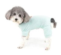 Ranphy Pet Dog Clothes for Small Dogs Striped Pajamas Puppy Cat Jumpsuit Onesies Pjs Soft Rompers 4 Legs Sleep Wear Pyjamas Doggy Apparel for Chihuahua Yorkshire Terrier
