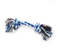 Ranphy Small Dog/Cat Durable Cotton Rope Knot Pet Dog Chew Toys Knotted Rope Chew Toys Interactive Tug for Teeth Cleaning Tug-of-War S