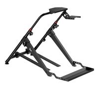 Ranqer Racing Wheel Stand Pro Lenkradständer - für Logitech & Thrustmaster - Höhe/Winkel einstellbar - kompatibel mit Lenkrädern, Pedalen & Schaltknüppeln - Stahl, Schwarz [PS,Xbox]