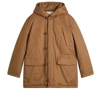 Ranra Men's Neve Canvas Cotton Parka Coffee Liqueur
