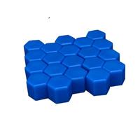 ranrann 20pcs Silicone Car Hub Nut Protection Cover Wheel Dust Cap Car Tyre Nut Cap Blue C 21mm