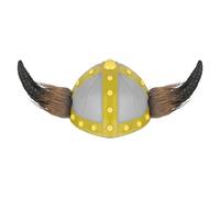 ranrann Viking Helmet, Viking Hat, Medieval Helmet, Vikings Hat Barbarian Costume Accessories For Men With Horns White One Size