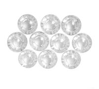 RANRAO 10pcs Clear Footswitch, Transparent Shroom Candy Plastic Footswitch Effect Foot Nail-Caps Pedal Protection Cap for Mooer Guitar Effects Accessories