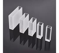 RANRAO 10PCS Glass Cuvette suitable for 751/722 Spectrophotometer, optical path 10mm-50mm, 10mm