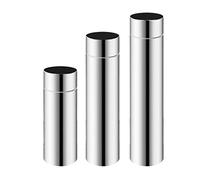 RANRAO 2.3in Stainless Steel Stove Pipe Chimney, Ø 60 mm Flue Liner Multi Fuel Stoves 20/30/40cm, 1PCS