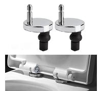 RANRAO 2 Pcs Toilet Seat Fittings for Soft Close Toilet Seat Hinges Top Close Soft Release Quick Fitting Heavy Duty Hinge Pairs