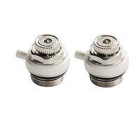RANRAO 2PCS 1/2 Automatic Air Vent Auto Cut-off Self Bleeding Radiator Valve Nickel Plated 1/2/3/5pcs