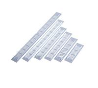 RANRAO 2Pcs Air Vent Grille Cover, Louvre Vent PVC Air Vent Covers, Airflow Vent Louvered Ventilation Rectangle Shape Ventilation Grille For Kitchen Stove Cabinet Showcase Bathroom Door, White