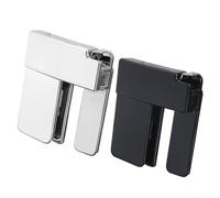 RANRAO 2Pcs Folding Belt Buckle Pants Waist Shrink Clip Buckle, Multifunctional Belt Clip Waistband Tightener for Adjust Pants Size for Skirts Shorts Jeans