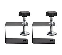 RANRAO 2Pcs Heavy Duty C-Clamp, C-Clamp Base Stand Mounting Accessory, Stainless Steel Drawer Front Clamp C Clamps Woodworking Fixed Fixture Clamp
