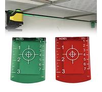 RANRAO 2Pcs Target Plate, 10Cmx7Cm Inch Cm Plastic Lase Target Card Plate for Green Red Devices