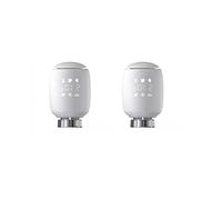 RANRAO 2PCS Zigbee Smart Radiator Thermostat -WIFI Heating Control, Compatible with Alexa, Google Home, M30 x 1.5 mm, Easy DIY Installation (NEED HUB)