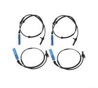 RANRAO 4 Pack ABS Wheel Speed Sensors Front Rear for X3 E83 2004-2010 2.5L 3.0LHigh Reliability Easy Install Replacement Part 34523420330