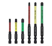 RANRAO 6Pcs Magnetic Special Slotted Cross Screwdriver Bits for Electrician FPZ1 FPZ2 Pocket Screwdriver Set