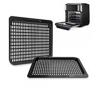 RANRAO Cooking Tray, Home Supplies Durable Detachable Removable Mesh Cooking Rack Carbon Steel Air Fryer Replacement