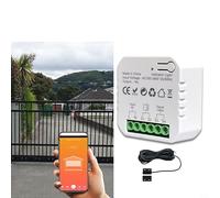 RANRAO Smart Switch Garage Door Controller, for TUYA Smart Garage Door Opener, for ZIGBEE Remote Voice Control Automatic Sliding Gate Opener Kit Garage Door Opener
