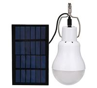 RANRAO Solar Powered Shed Light Bulb LED Portable Hang Up 3.6W Lamp Hooking Chicken Coop