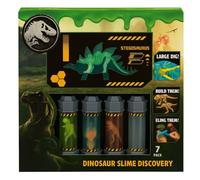 RANRHA Dinosaur Slime Discovery Kit - 7 Pack Dig & Build Dinosaur Fossil Set with Slime, Surprise Dino Figures, STEM Excavation Toy for Kids