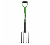 RANRHA Garden Digging Fork with D-Grip Handle, Heavy Duty Steel Spading Fork for Turning Soil, Compost & Harvesting