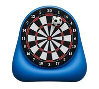RANRHA Giant Inflatable Football Dartboard - 5ft Kick Dart Game with Velcro Balls & Water-Fill Base - Outdoor Garden Toy for Kids & Families
