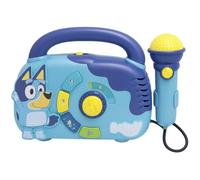 RANRHA Kids Karaoke Machine Boombox Toy with Microphone - Sing-Along Music Player with 4 Built-In Songs, Fun Buttons, Volume Control & Carry Handle - Perfect Musical Toy for Toddlers & Preschoolers