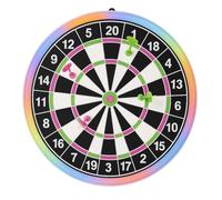 RANRHA Magnetic Dart Board with LED Lights - 41cm Championship Dartboard with 6 Safe Magnetic Darts - Light Up Action Indoor Game for Teens & Adults (Age 14+)
