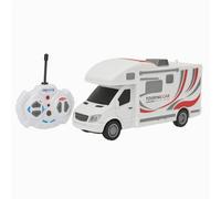 RANRHA Remote Control Campervan Toy - 1:32 Scale RC Motorhome with 2.4GHz Controller, LED Lights, Realistic Design - Camper Van Toy for Kids Ages 3+