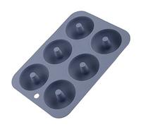 RANRIVERS Large Silicone Doughnut Mould 6 Cavity Mold Non-Stick Doughnut Tray Donut Pan Baking Mould Bakeware Baking Mould Tray for Muffins or Cupcakes Bakeware