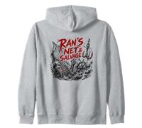 Rans Net And Salvage Dark Nautical Horror Zip Hoodie