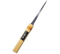 RANSHOU Japanese Pull Saw Woodworking Mini Keyhole Saw 4-3/4" Made in JAPAN, Ryoba Double-Edge Handsaw for Wood, Plywood, Drywall, Sheetrock, Gypsum Board, Plasterboard, Wood Handle