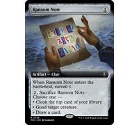 Ransom Note (#355) (Extended Art) | Murders at Karlov Manor Commander