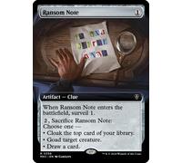 Ransom Note (#356) (Extended Art) | Murders at Karlov Manor Commander