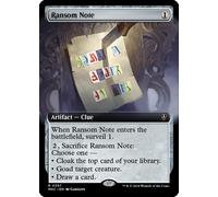 Ransom Note (#357) (Extended Art) | Murders at Karlov Manor Commander