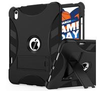 Rantice Case for iPad (A16) 11th Generation 11 Inch 2025 / iPad 10th Generation 10.9 Inch 2022, Heavy Duty Military Grade Shockproof Protective Case with Kickstand & Pencil Holder, Black