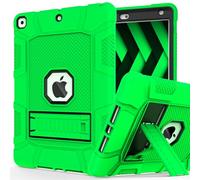 Rantice iPad 9th Generation Case, iPad 8th Generation Case, iPad 7th Generation Case, Hybrid Shockproof Rugged Drop Protection Cover with Kickstand for iPad 10.2'' 2021/2020/2019 Release (Green+Black)