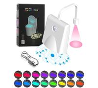 Rantizon Toilet Light Inside Toilet,2024Upgraded USB Rechargeable Motion Activated Toilet Seat Light Sensor LED Bathroom Sensor Light, 16 Colors Waterproof Cool Gadgets for Men