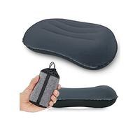Rantizon Ultralight Camping Pillow, Compressible, Compact,Comfortable, Ergonomic Inflatable Travel Pillow with Storage Bag, for Neck & Lumbar Support,3.5 oz,Orange Small Pillow, Grey