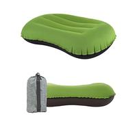 Rantizon Ultralight Camping Pillow, Compressible, Ergonomic Inflatable Travel Pillow with Storage Bag, for Neck & Lumbar Support for Hiking, Camping, 3.5 oz,Green Small Pillow, 2 Count (Pack of 1)