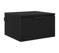 Rantry Bedside Cabinet Black oak 34 x 30 x 20 cm Engineered wood Bedside table, coffee table, coffee table, bedside sofa table in the living room and bedroom ZSSLW-UK880813UK